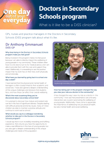 DiSS case studies cover