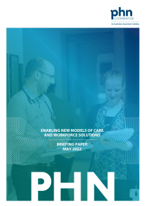 Front cover of Enabling new models of care and workforce solutions