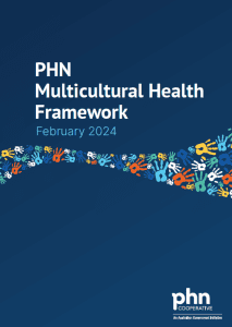 PHN Multicultural Health Framework front cover